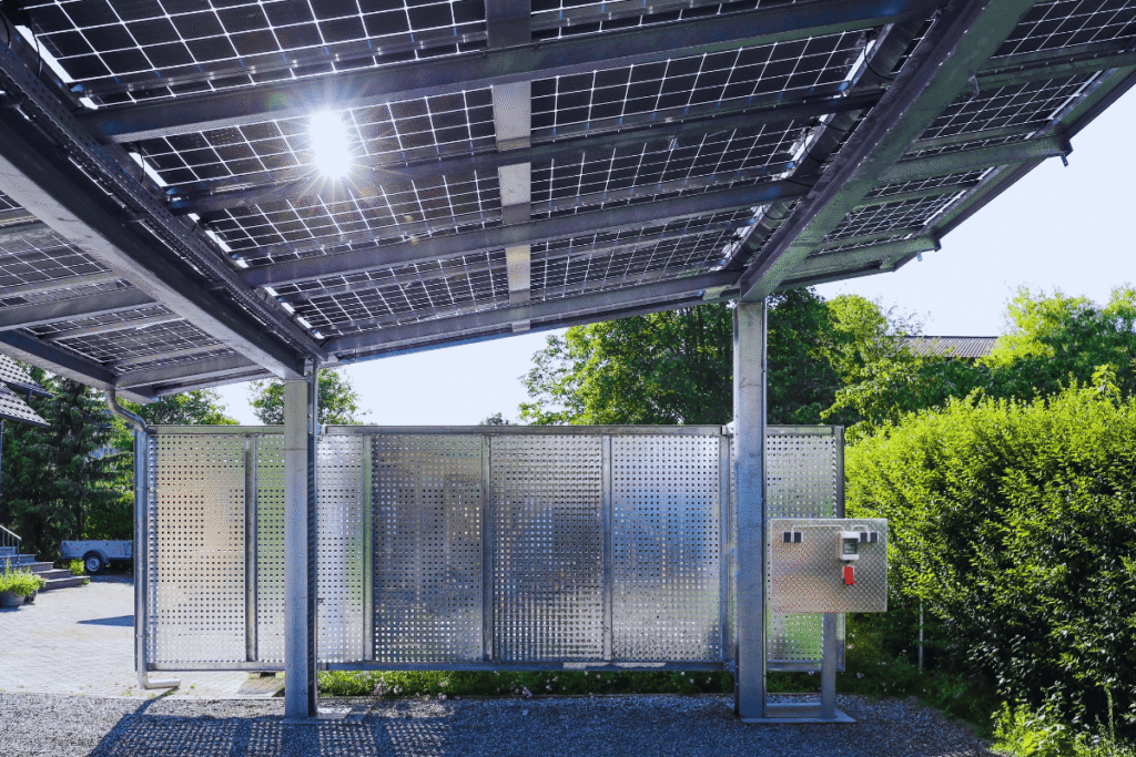 Carport solaire Riom 63 - Hélios Energy