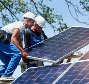 Pose des panneaux solaire en surimposition