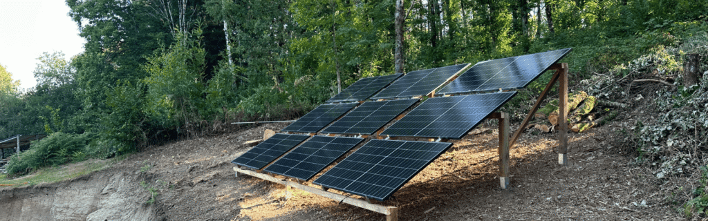 Installation solaire autonome en Corrèze